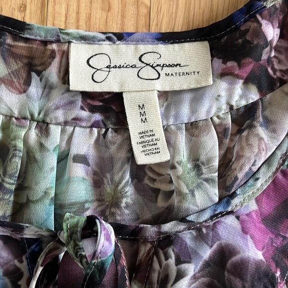 Sheer Maternity blouse size m - Picture 2 of 9